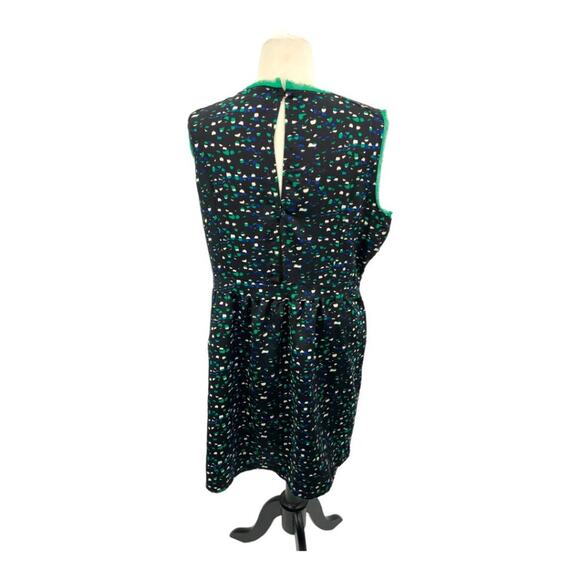 I Heart Ronson Black Green Printed Dress with Pockets Size 16 - Picture 8 of 8